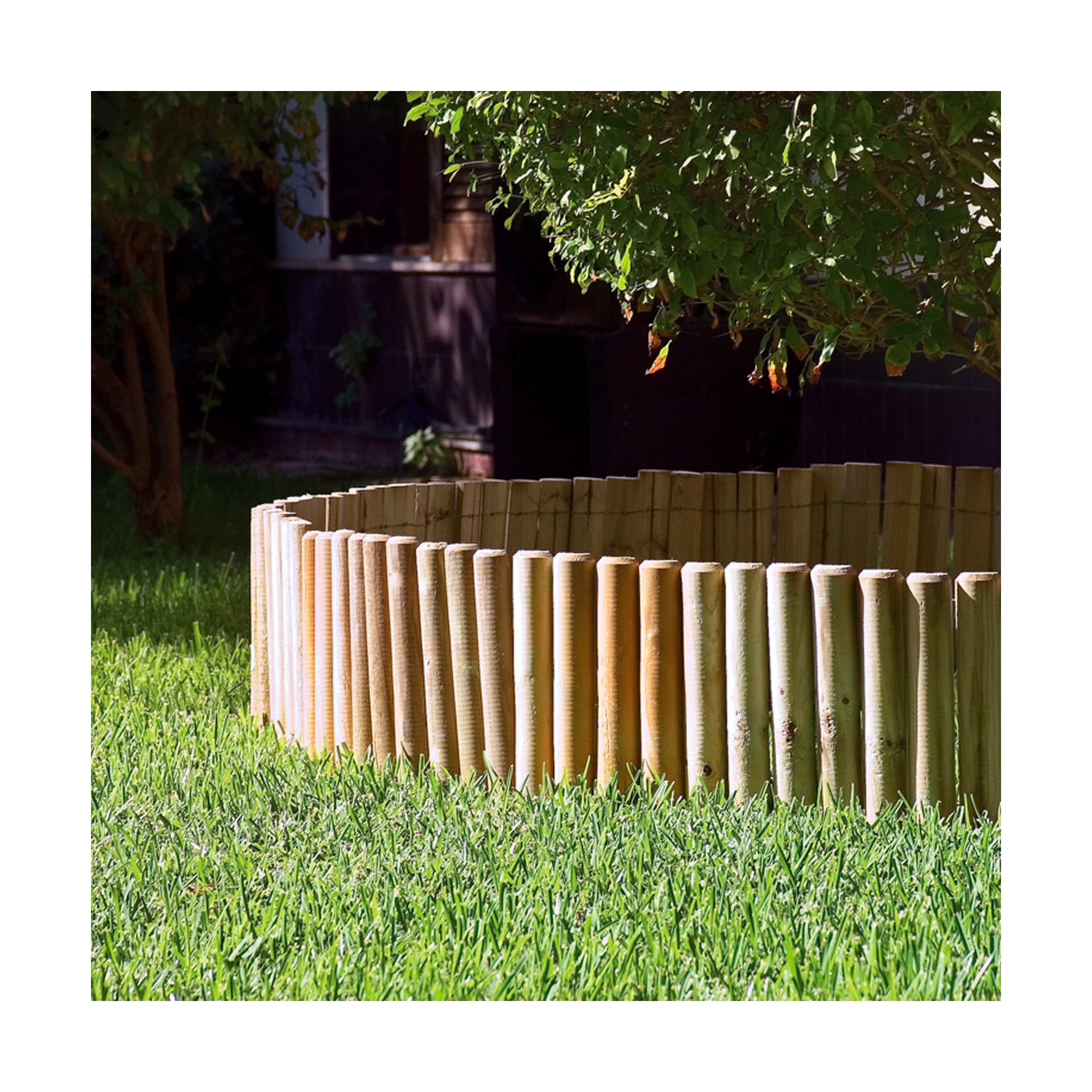 Bordadura de Madeira Flexível de Jardim 20x150cm Catral