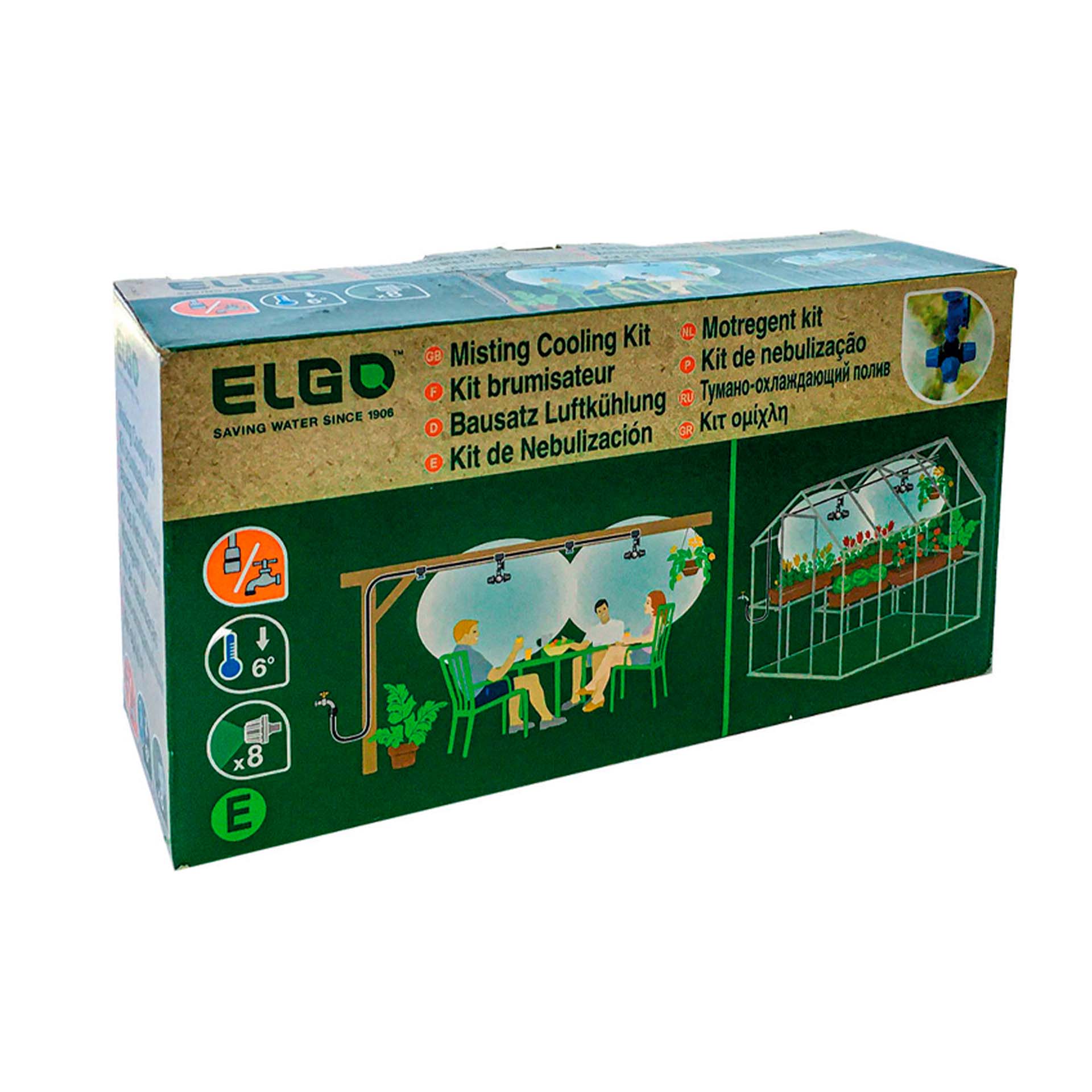 Kit Nebulização Exterior CMK Elgo