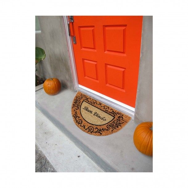 Tapete de Entrada Bem Vindo 1/2 Lua Cairo 33x60cm