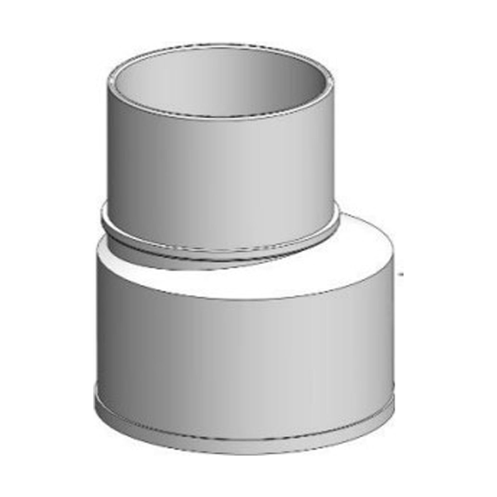 Redução 90x75mm para Tubo Descarga 125mm PVC