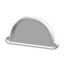 Tampa Simples para Caleira Circular 125mm PVC
