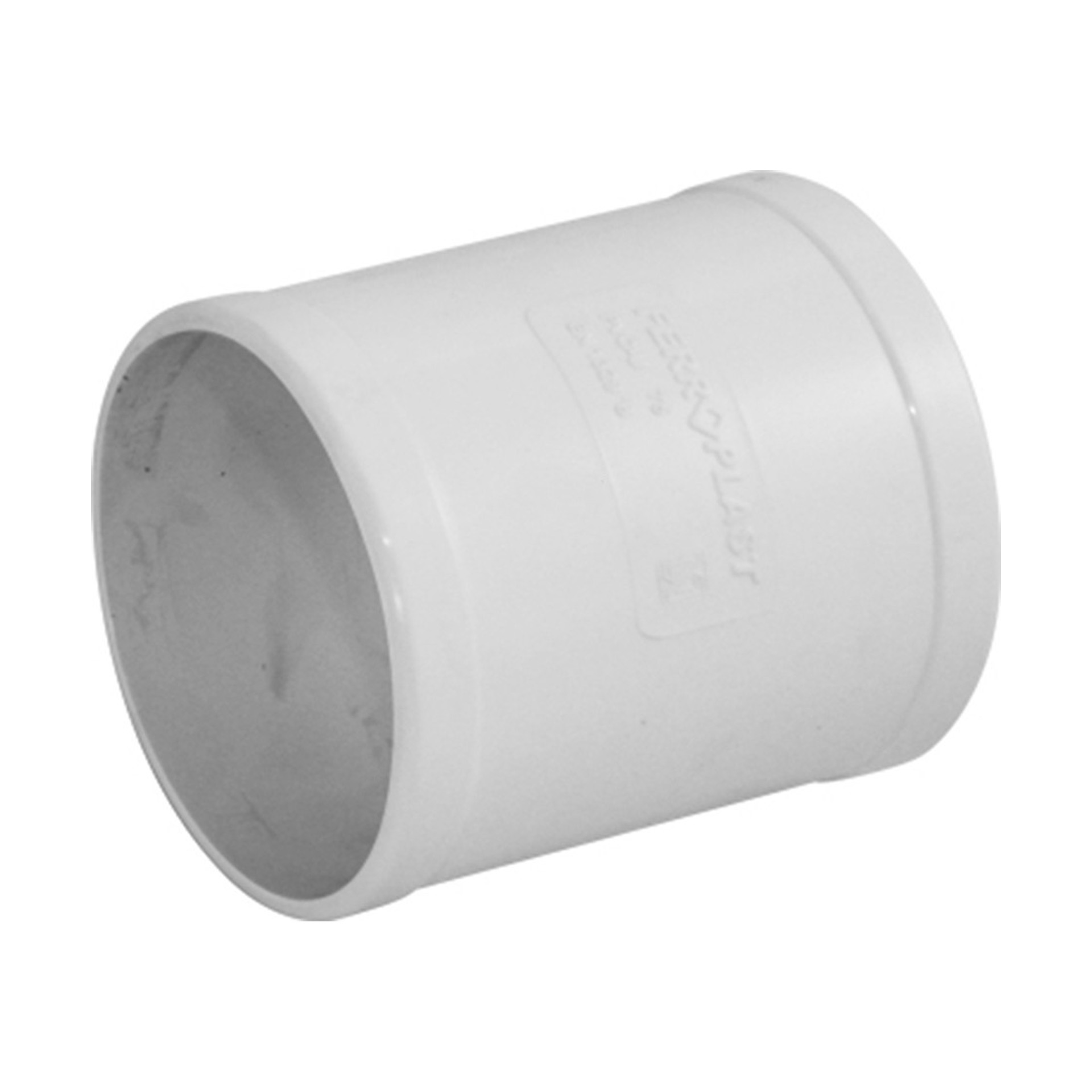 União Tubo Descarga Ø75mm para Caleira Circular 125mm PVC