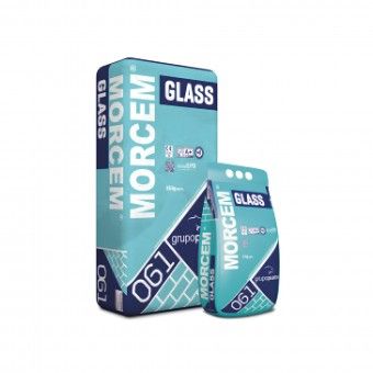 Argamassa de Montagem de Bloco Vidro Morcem Glass Branco 25Kg Puma