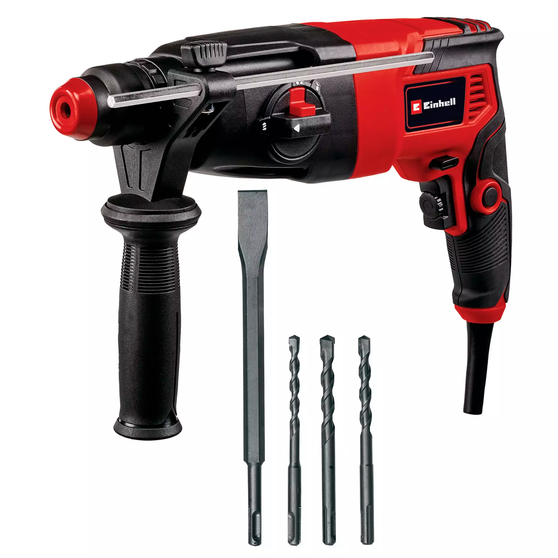 Martelo Perfurador e Demolidor SDS-Plus TC-RH 620 4F Kit Einhell