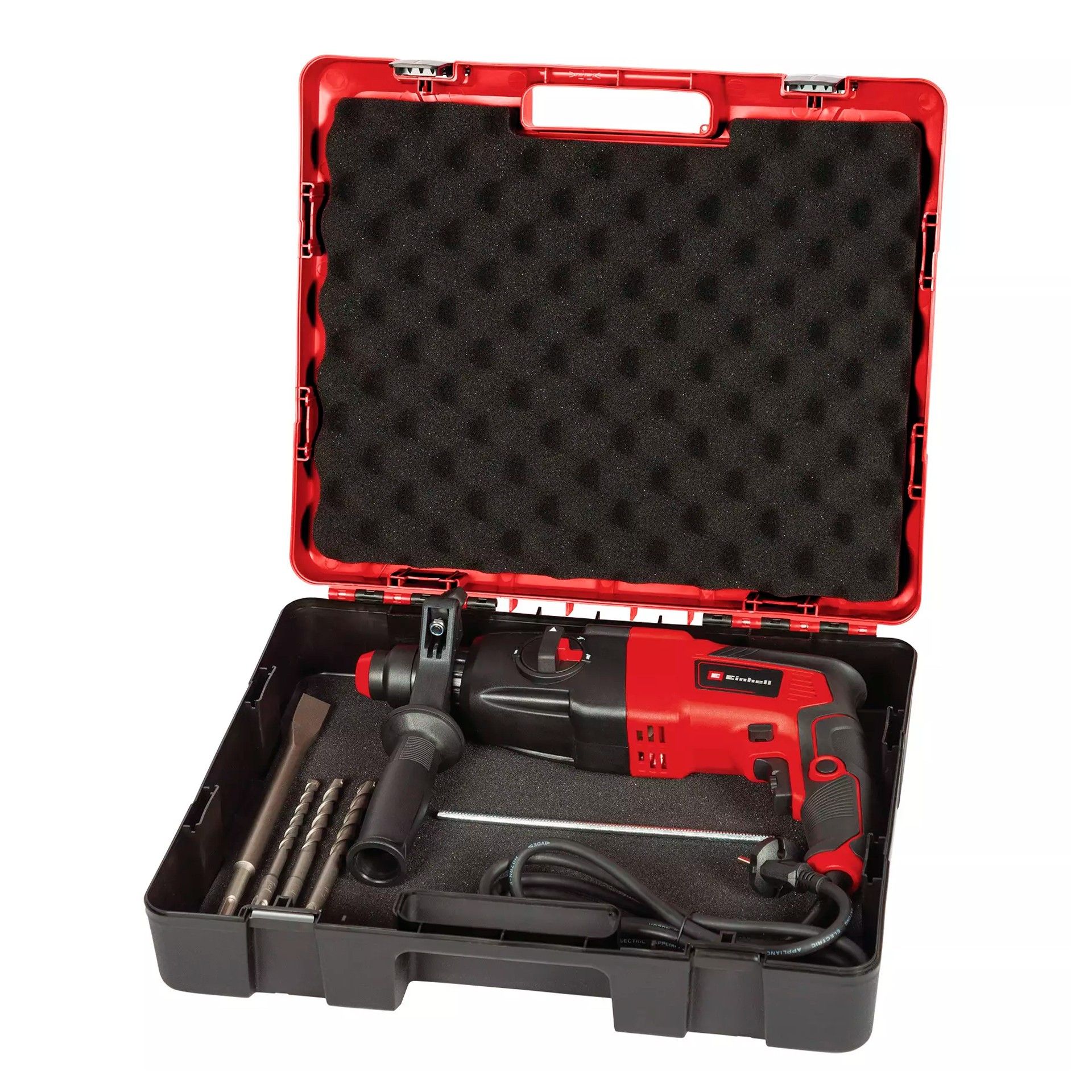 Martelo Perfurador e Demolidor SDS-Plus TC-RH 620 4F Kit Einhell