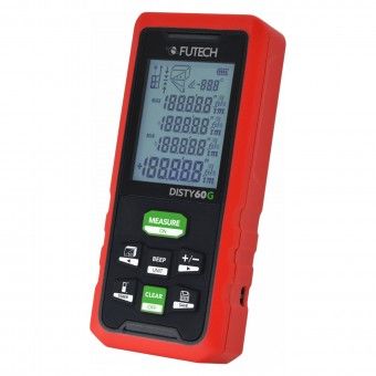 Medidor de Distância Laser 60M Disty 60G Futech Medidor de Distância Laser 60M Disty 60G Futech