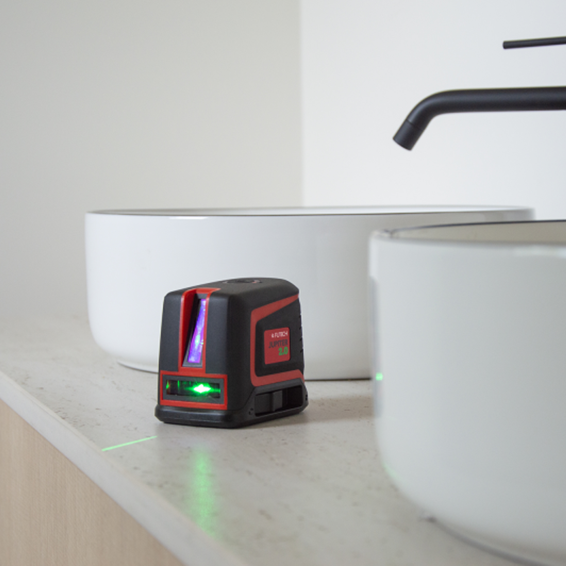 Nível a Laser Verde 90º 40M Jupiter 2.0 Futech