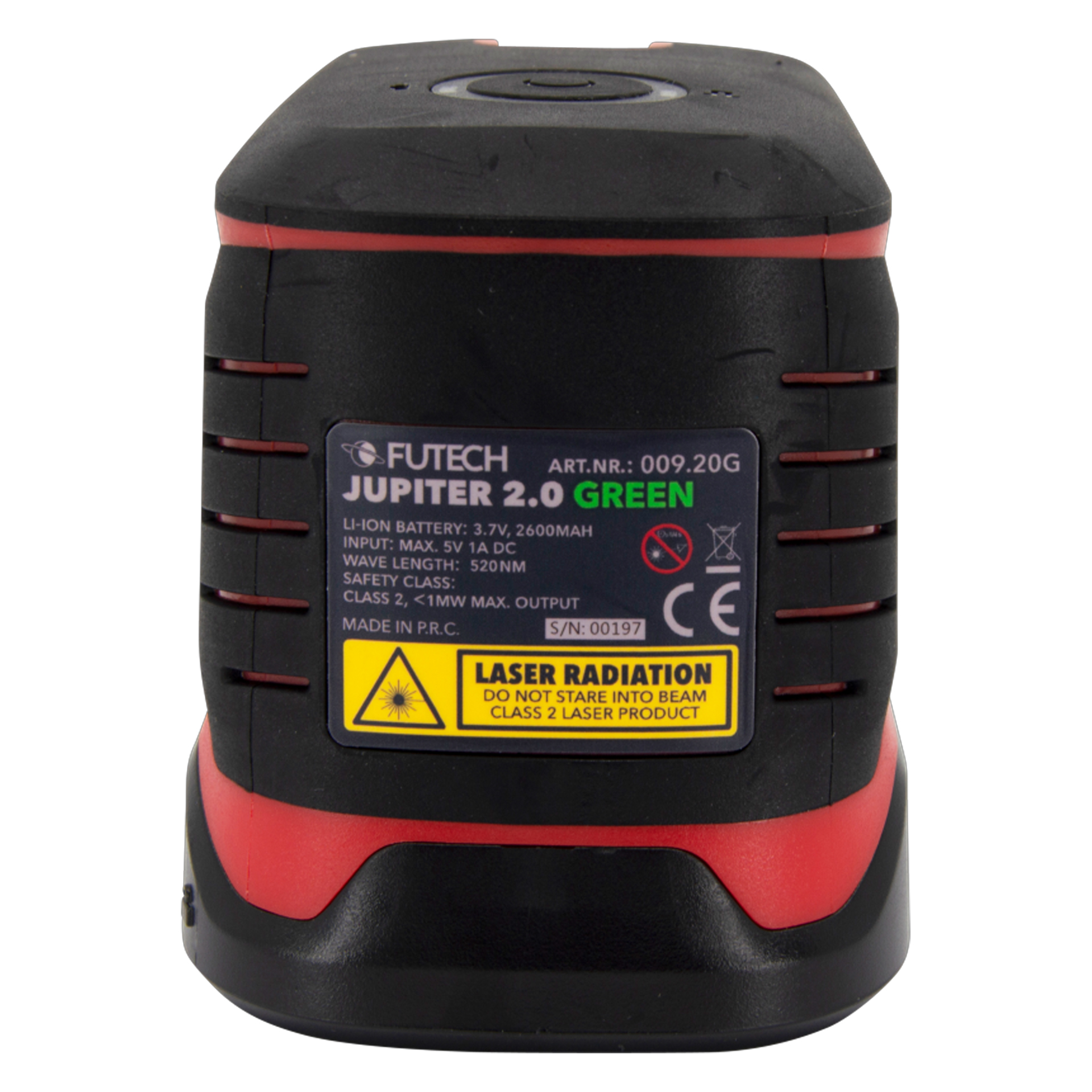 Nível a Laser Verde 90º 40M Jupiter 2.0 Futech