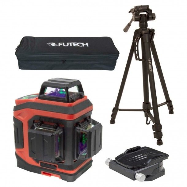 N�vel a Laser Verde 2x40M Multicross 3D Brave Futech