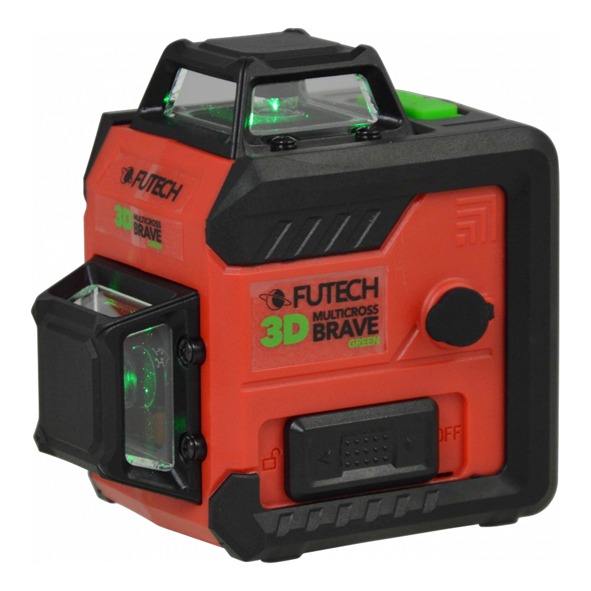 Nível a Laser Verde 2x40M Multicross 3D Brave Futech