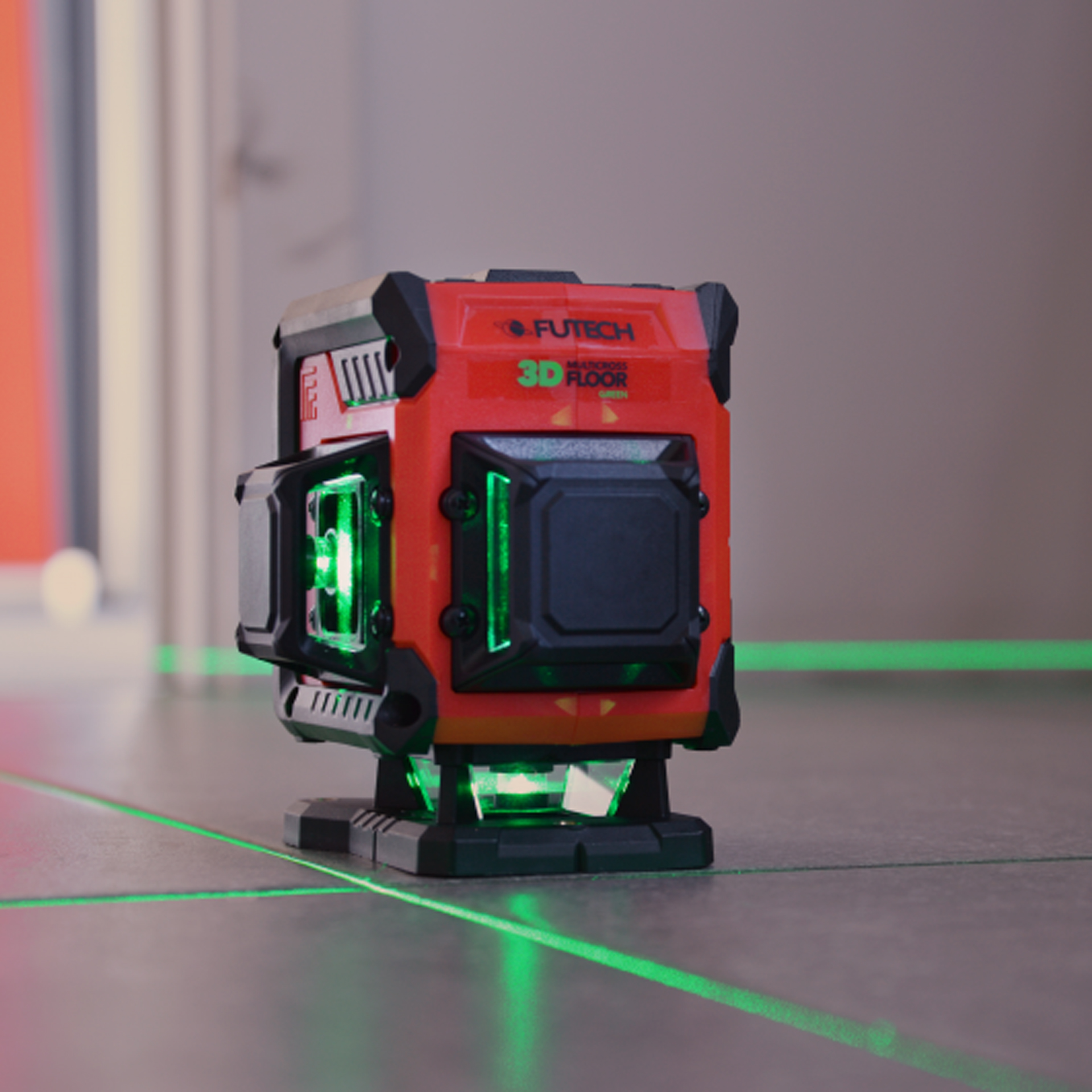 Nível a Laser Verde 2x40M Multicross 3D Floor Futech