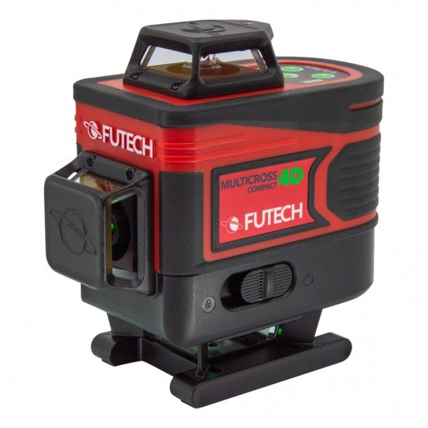 Nível a Laser Verde 2x150M Multicross 4D Compact Futech Nível a Laser Verde 2x150M Multicross 4D Compact Futech