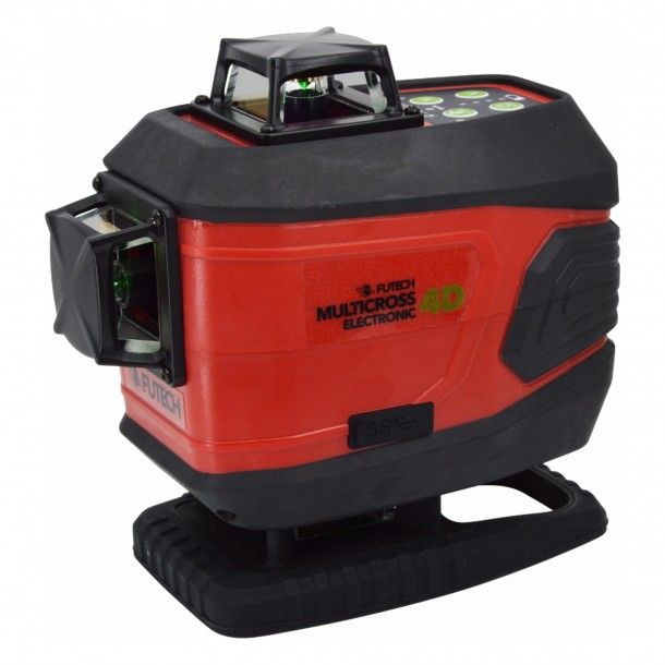 Nível a Laser Verde 2x60M Multicross 4D Electronic Futech Nível a Laser Verde 2x60M Multicross 4D Electronic Futech