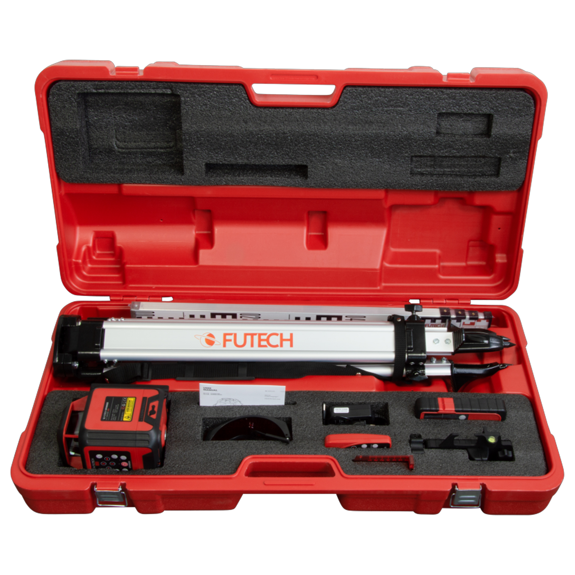 Nível a Laser Vermelho 2x250M Spinner Futech