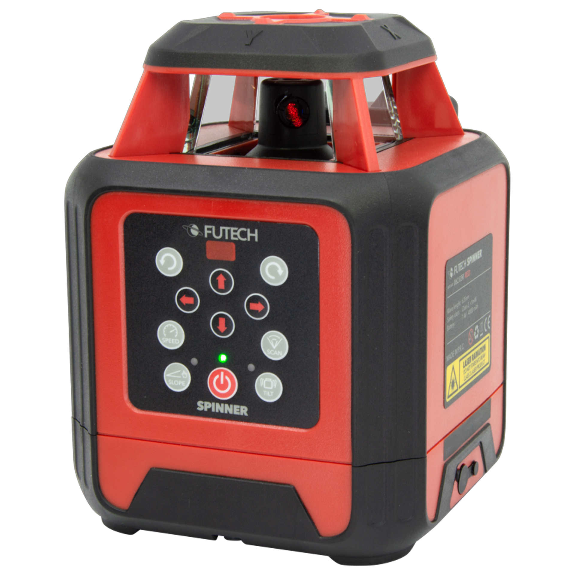 Nível a Laser Vermelho 2x250M Spinner Futech