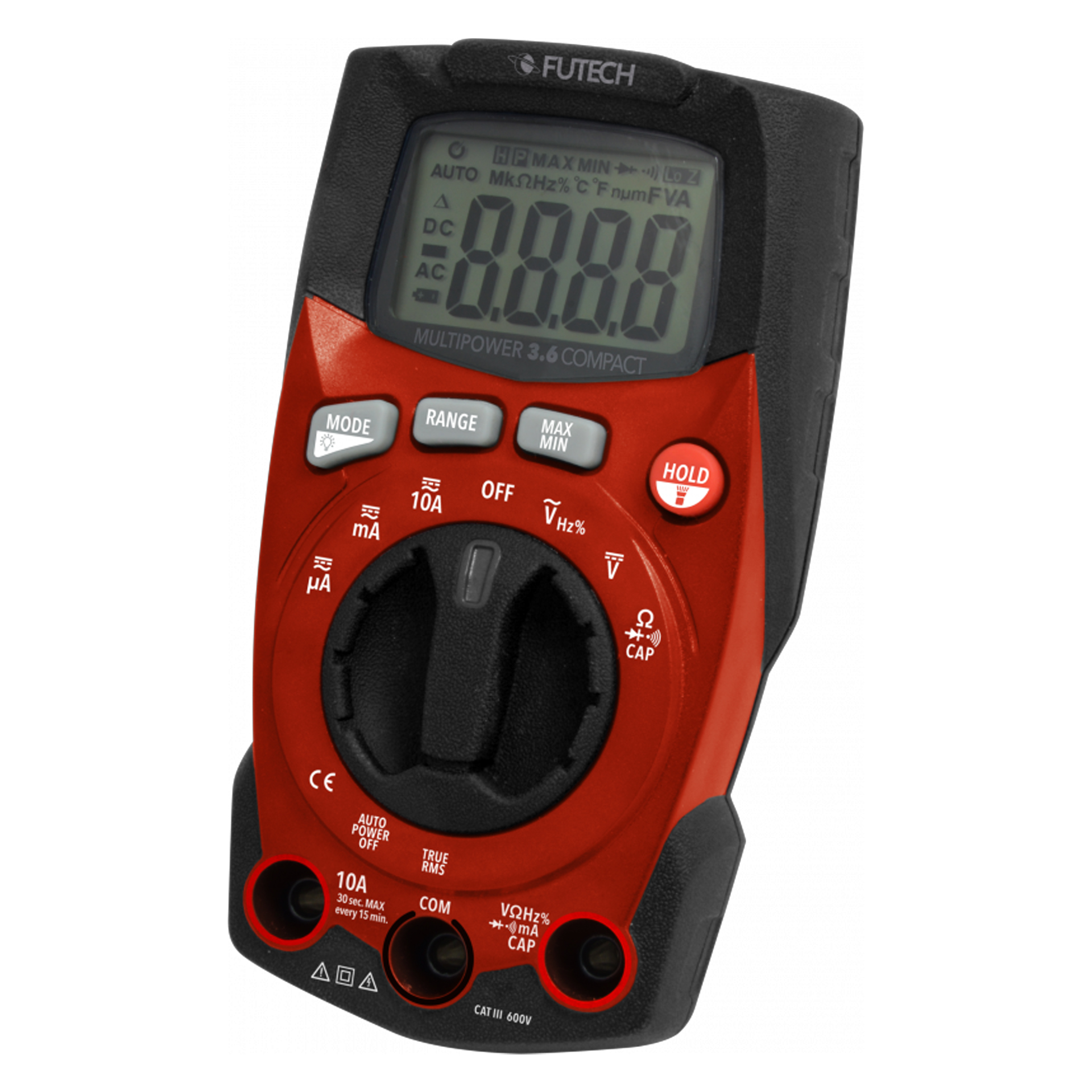 Multímetro Digital Multipower 3.6 Compact Futech