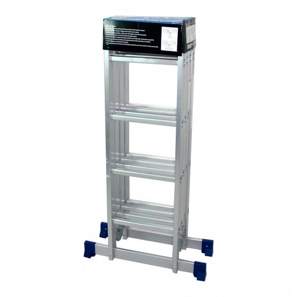 Escada Articulada Multiusos Alumínio 4x4D Mader Escada Articulada Multiusos Alumínio 4x4D Mader