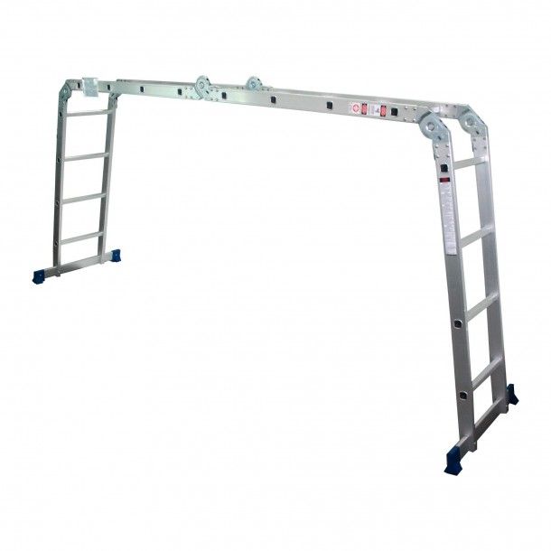 Escada Articulada Multiusos Alumínio 4x4D Mader Escada Articulada Multiusos Alumínio 4x4D Mader