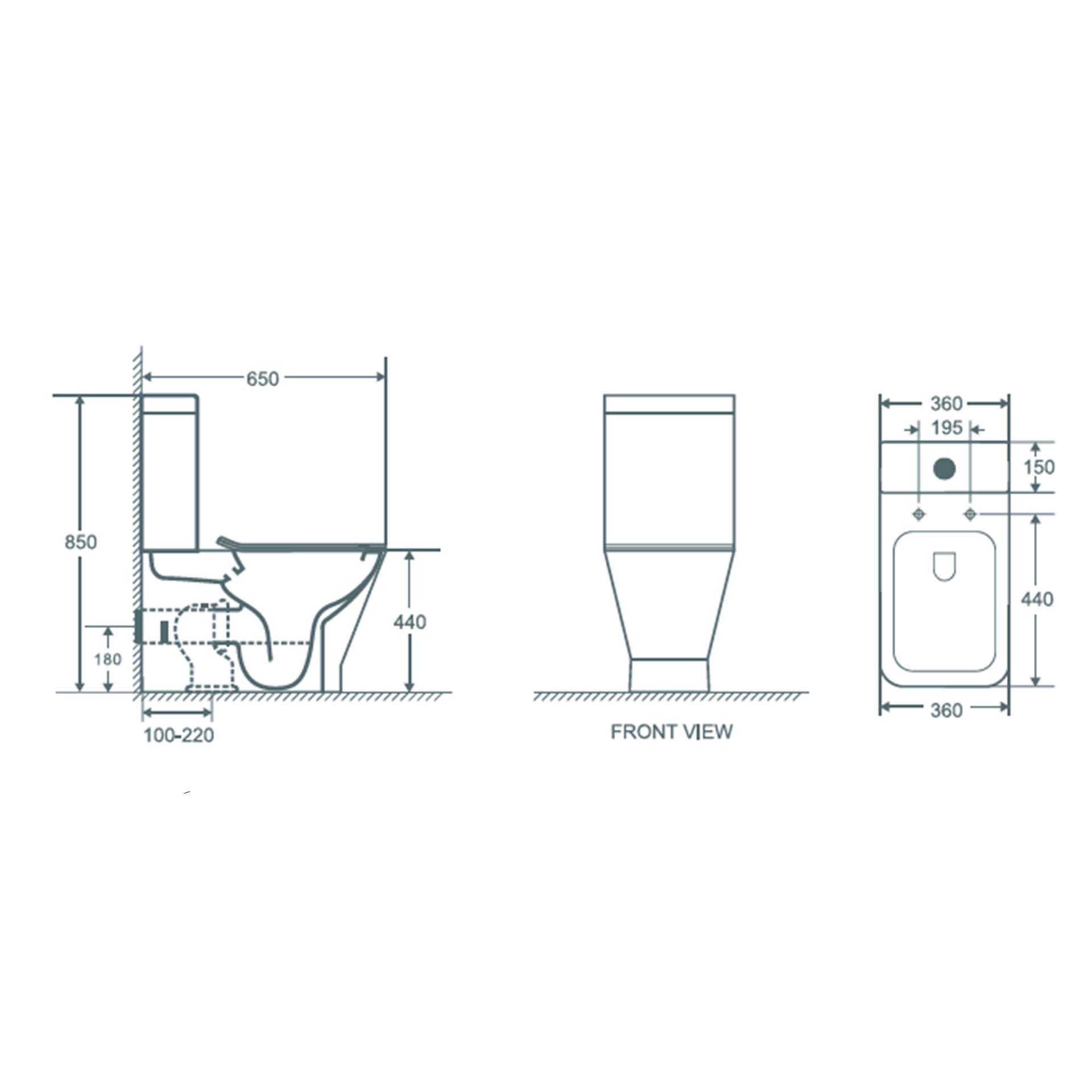 Sanita Tanque e Tampo i-WC Inteligente com Kit Higiénico Aquore