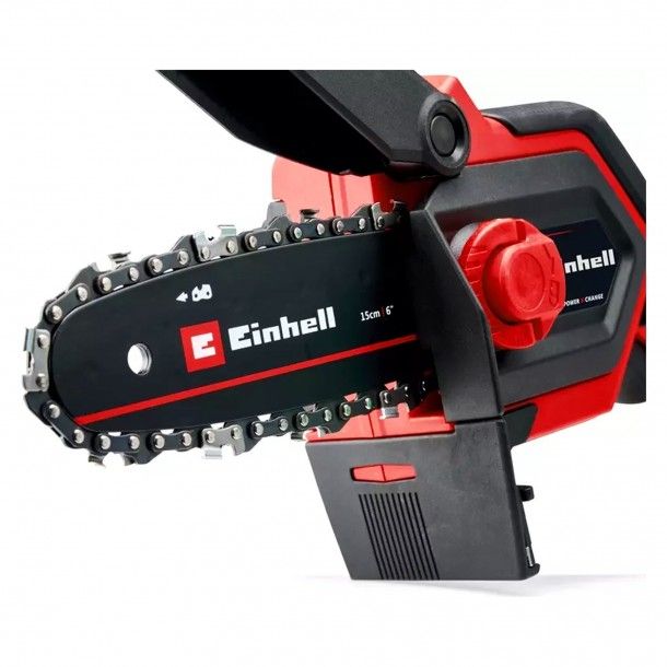 Mini Motosserra GE-PS 18/15 Li BL + Starter Kit 1x2.5Ah + Saco Einhell Mini Motosserra GE-PS 18/15 Li BL + Starter Kit 1x2.5Ah + Saco Einhell