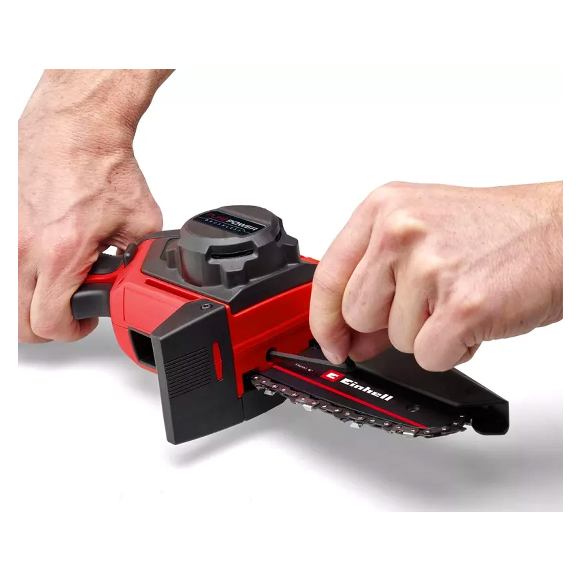 Mini Motosserra GE-PS 18/15 Li BL + Starter Kit 1x2.5Ah + Saco Einhell