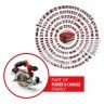 Serra Circular 150mm TE-CS 18/150 Li Solo 4331220 Einhell Serra Circular 150mm TE-CS 18/150 Li Solo 4331220 Einhell