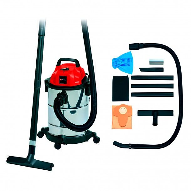 Aspirador Sólidos e Líquidos 20L 1250W TH-VC 1820 S Einhell Aspirador Sólidos e Líquidos 20L 1250W TH-VC 1820 S Einhell