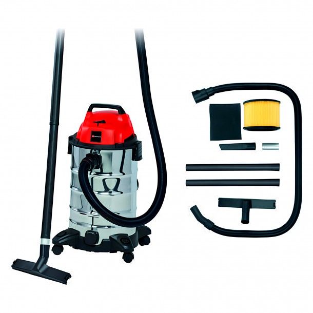 Aspirador Sólidos e Líquidos 30L 1500W TC-VC 1930 S Einhell Aspirador Sólidos e Líquidos 30L 1500W TC-VC 1930 S Einhell