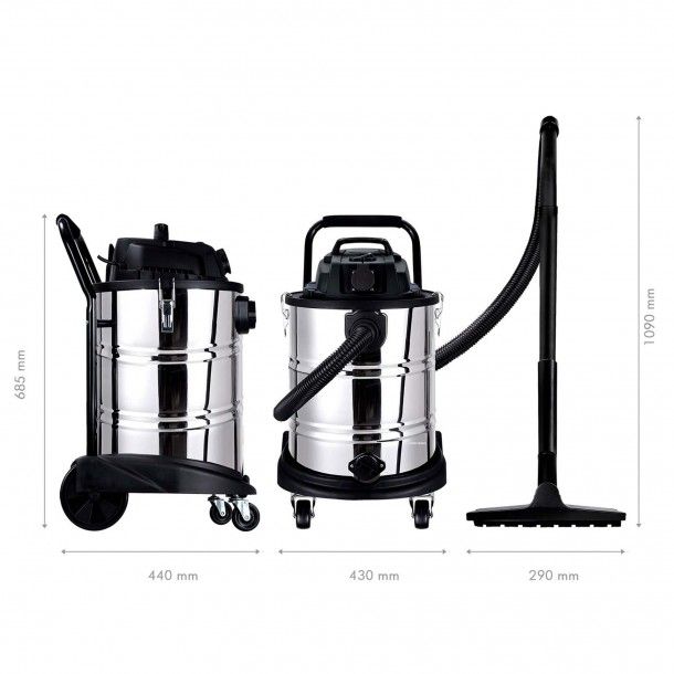 Aspirador Sólidos e Líquidos 50L 1400W WK402030 Werku Aspirador Sólidos e Líquidos 50L 1400W WK402030 Werku