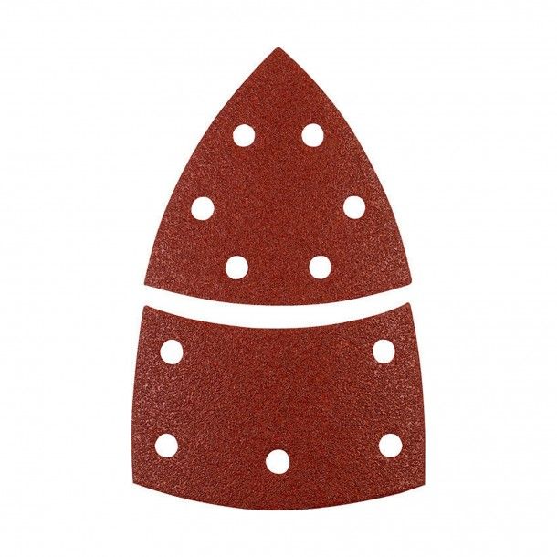 Lixa Triangular Abrasiva com Velcro 100x62x93 -G120 Kwb