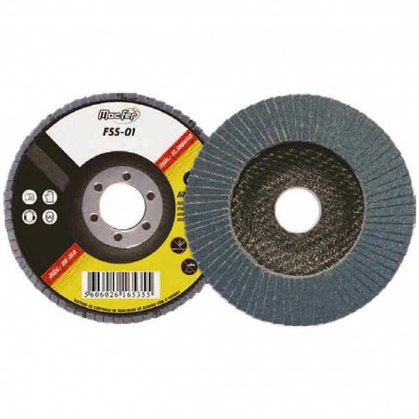 Disco Lamelado 115mm P80 Para Inox FSS Macfer