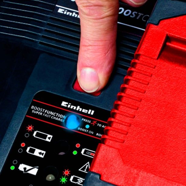 Carregador Power X-Boostcharger 6.0Ah 18V Einhell Carregador Power X-Boostcharger 6.0Ah 18V Einhell