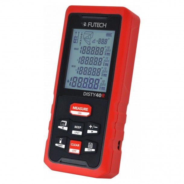 Medidor de Distância Laser 40M Disty 40R Futech Medidor de Distância Laser 40M Disty 40R Futech