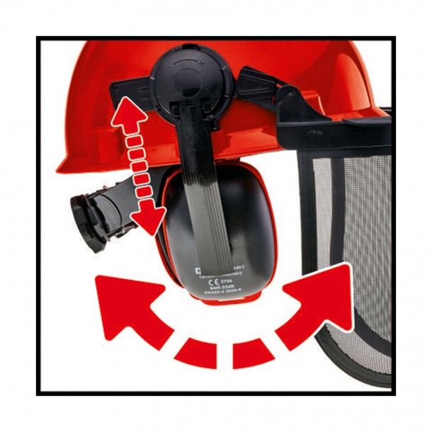 Capacete com Viseira e Auscultadores Capacete com Viseira e Auscultadores