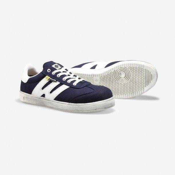 Sapato de Segurança Azul com Biqueira de Aço Half Pipe S3 ToWorkFor Sapato de Segurança Azul com Biqueira de Aço Half Pipe S3 ToWorkFor