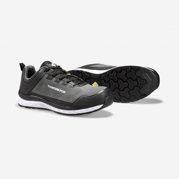 Sapato de Segurança em TPU Cinza com Biqueira de Alumínio Super Set Grey S1P ToWorkFor Sapato de Segurança em TPU Cinza com Biqueira de Alumínio Super Set Grey S1P ToWorkFor