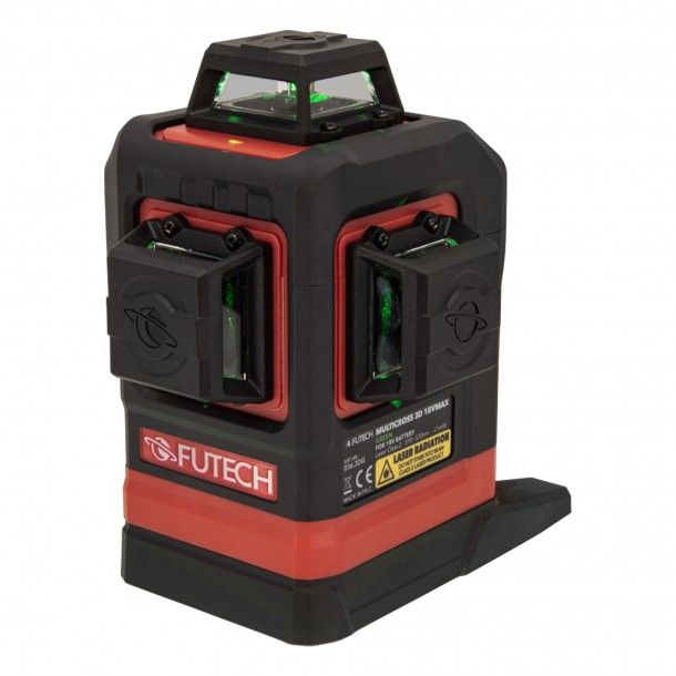 Nível a Laser Verde 2x120M Multicross 3D 18VMAX Futech Nível a Laser Verde 2x120M Multicross 3D 18VMAX Futech