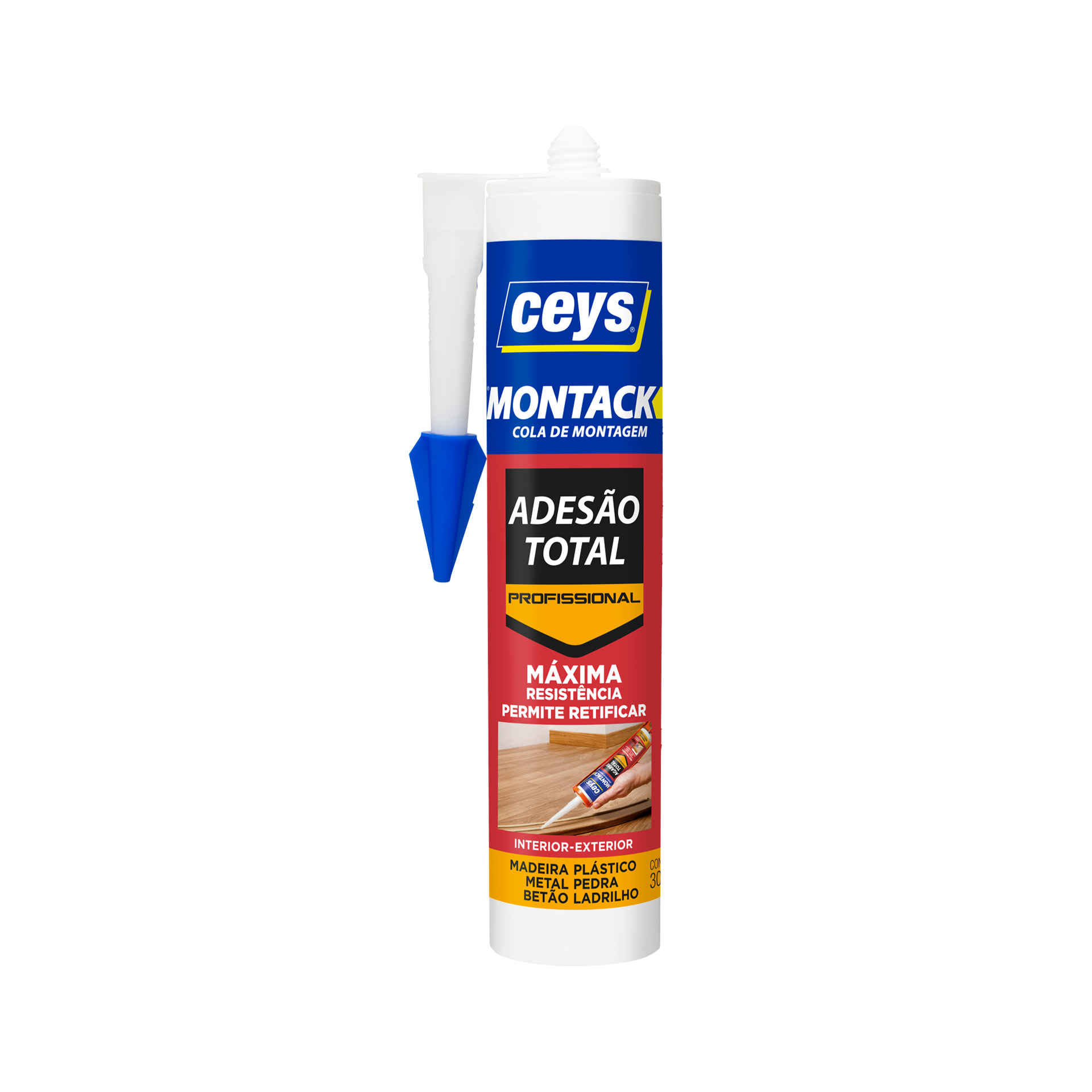 COLA E VEDA MONTACK S/PREGO CREME CEYS - 300ml