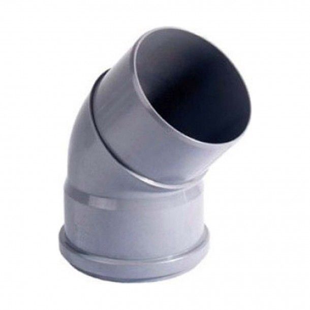 Curva PVC 45 EN 1329 PN4 Din