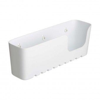 Cesto para Duche 30x11x8.5cm Branco Tatay