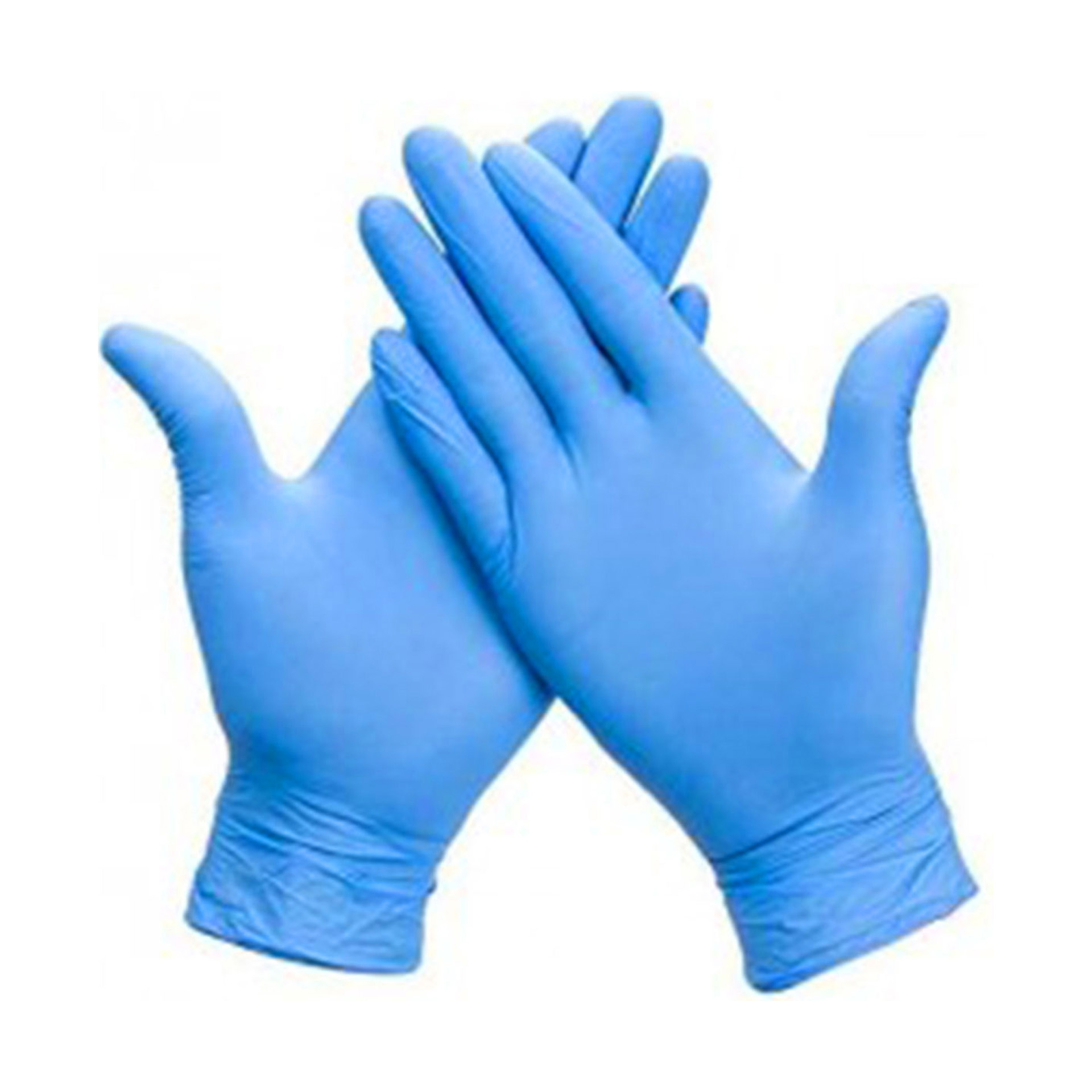 100 Luvas Descartáveis Nitrilo Sem Pó - Tamanho 9