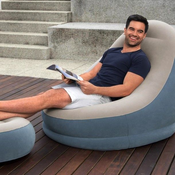 Puff Poltrona e Repousa Ps Insuflveis