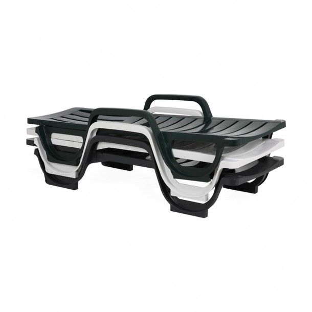 Espreguiçadeira Piscina Malibu Rattan Antracite Espreguiçadeira Piscina Malibu Rattan Antracite