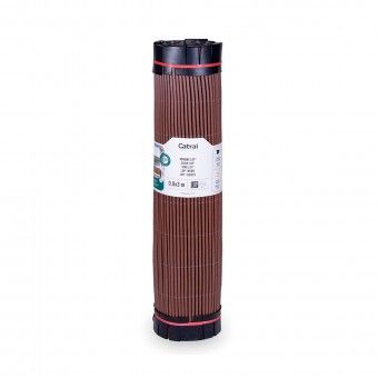 Vedao Fixa Mimbre Sinttico Castanho 90x300cm Catral