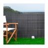 Vedao Fixa Mimbre Sinttico Antracite 90x300cm Catral