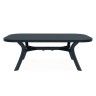 Mesa de Jardim Retangular Extensível Bolivia Antracite 190/250x105cm Mesa de Jardim Retangular Extensível Bolivia Antracite 190/250x105cm