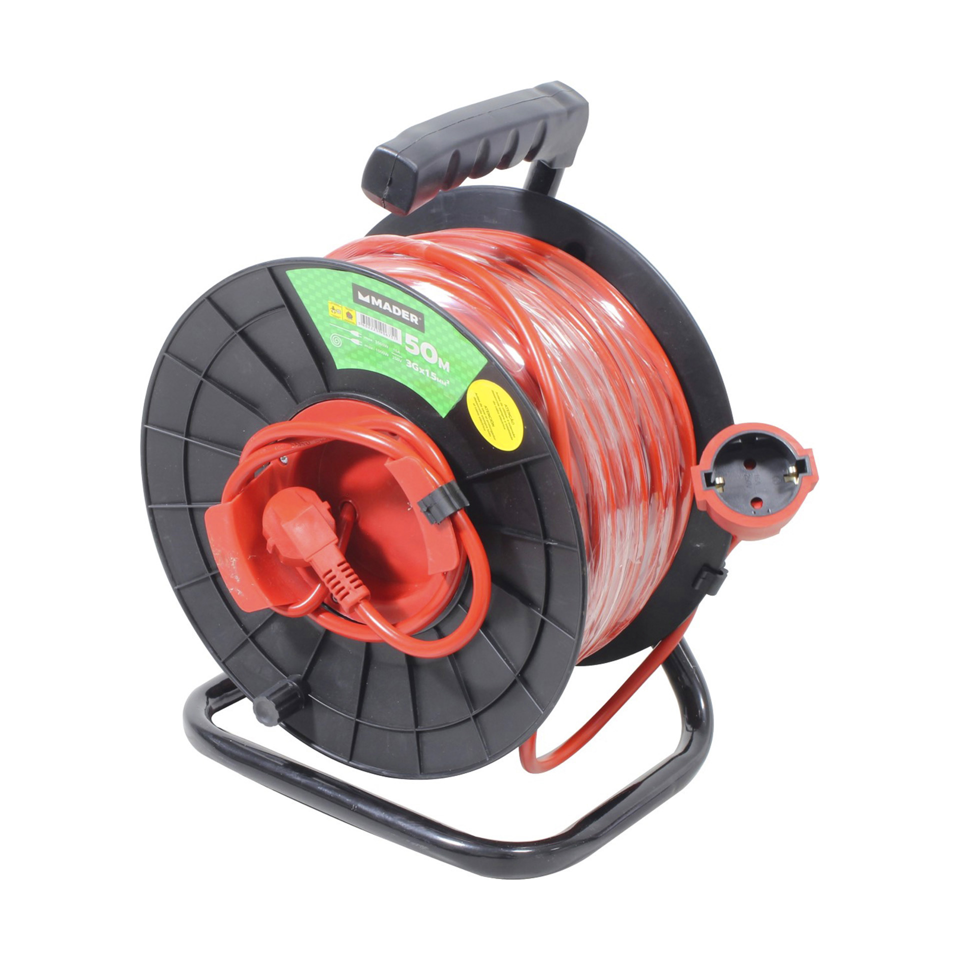 Extensão Elétrica com Enrolador de Exterior 50M