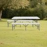 Conjunto de Mesa Dobrvel com 2 Bancos 119x56x73,5cm