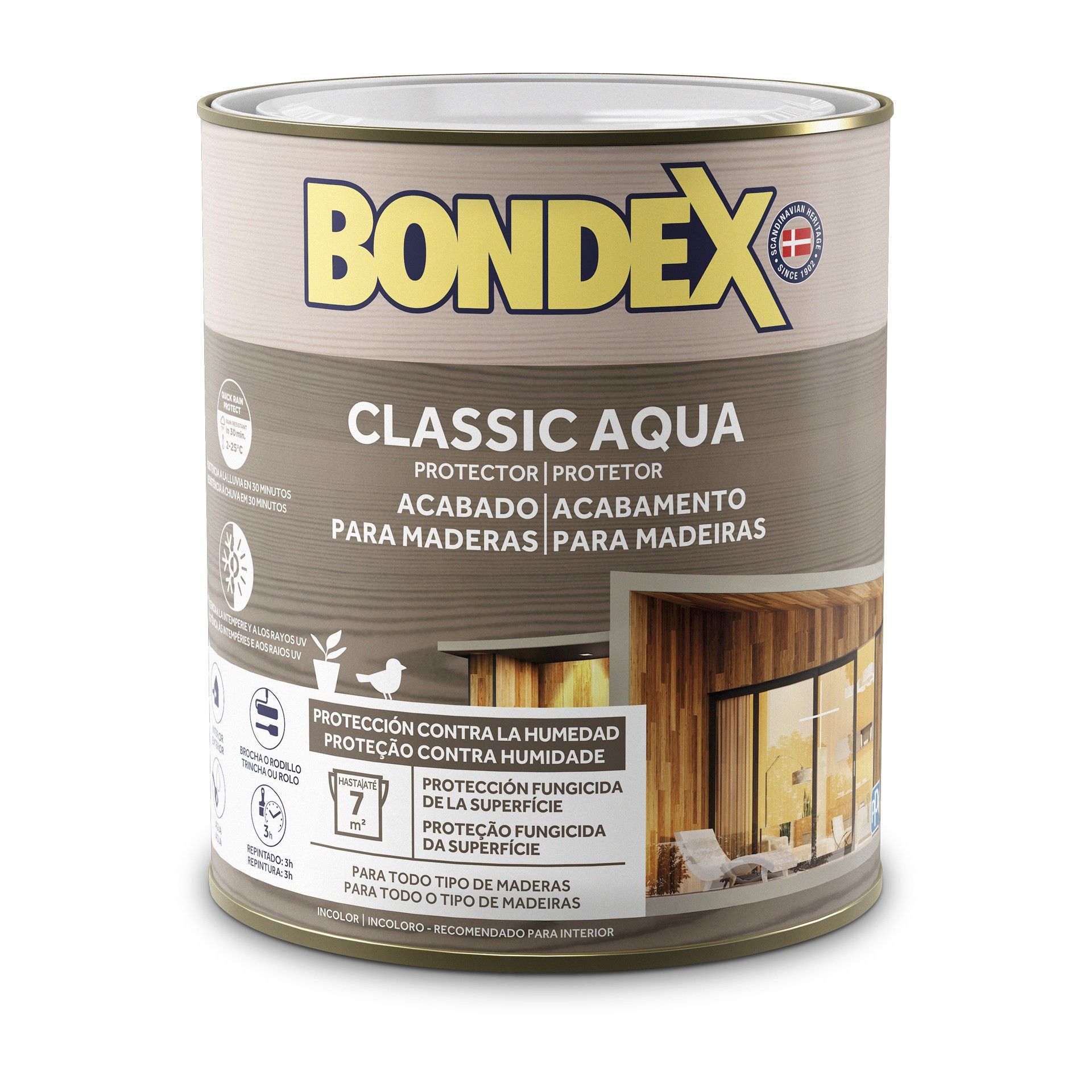 Bondex Classic Aqua Acetinado 750ml Dyrup