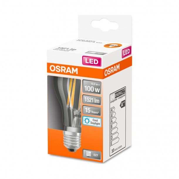 Lâmpada LED Filamento Osram Vidro Classic A100 6500K Lâmpada LED Filamento Osram Vidro Classic A100 6500K